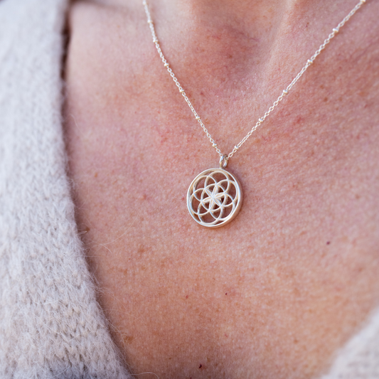 Seed of Life Mandala Necklace